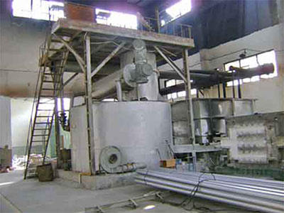 圓形快速節能熔鋁爐